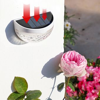 Lámpara solar de luz LED al aire libre Lámparas de pared Lámparas de Jardín de energía a prueba de agua 