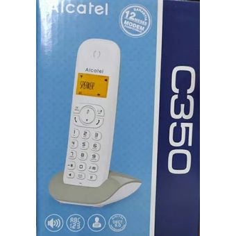 TELÉFONO INALÁMBRICO DUO C350 NEGRO ALCATEL