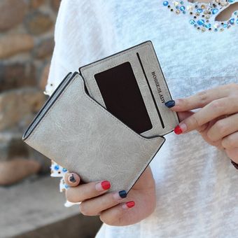 billetera de Cartera pequeña para mujer cartera delgada para mujer 