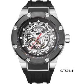 Reloj hombre Plateado con dorado tablero plateado y negro LA2139-1 LOIX