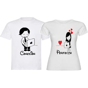 Camisetas Para Parejas Par Camisetas Personalizadas Conexión Colombia -