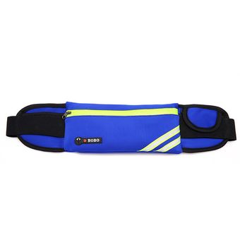 Bolsa de cintura deportiva al aire libre multifunción Bolso de bolsa de teléfono móvil impermeable Nylon 