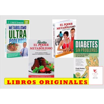 Pack Libros Frank suarez El poder del metabolismo & Metabolismo