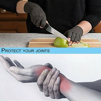 Guantes de artritis compresión de enfermería respirable de los guantes medio dedo 