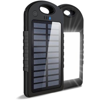 GENERICO Bateria Portatil Externa 20.000 Mah 2 Usb Solar Powerbank