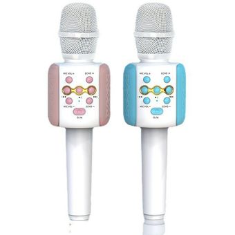 Inalámbrico Karaoke Micrófono Compacto Handheld Speaker Home KTV Player para la música 