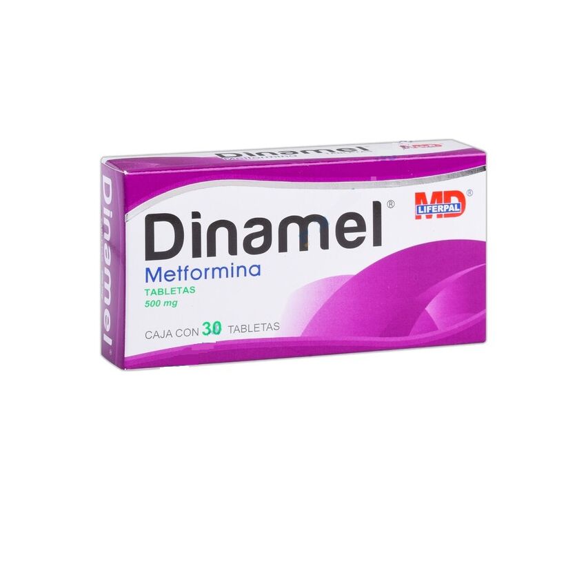 Metformina 500 mg 30 tabletas precio