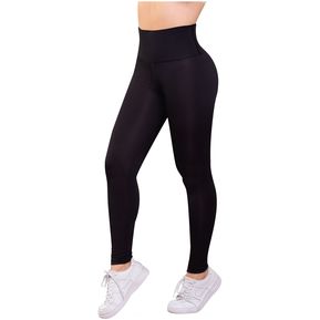 Leggins Casual Elegante Para Mujer Color Negro Freyda