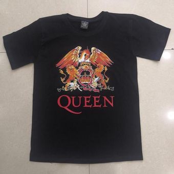 Camiseta con estampado de Queen Rock para hombre  camisa corta infor.. 