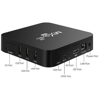 MXQPRO5G 4K Player Red de set-top box Inicio remoto Caja de control Smart Media 