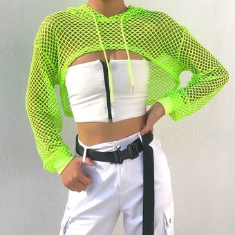 camisa neon mujer