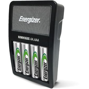 Cargador Pilas Baterías Energizer Recargables + 2 Piezas AA