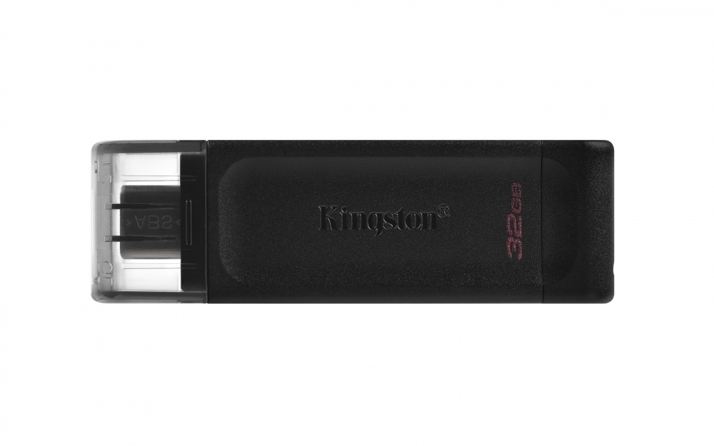 MEMORIA KINGSTON 32GB USB-C 3.2 GEN 1 DATATRAVELER 70 NEGRO