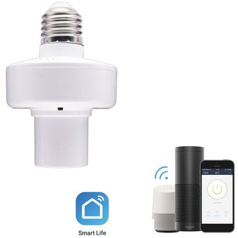 Jefe de la lámpara inteligente de la luz E27 WiFi zócalo inteligente para ECHO para Google para TMALL 