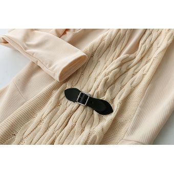 2020 otoño mujer nueva chaquetas negro Cardigan Tops de manga larga .. 