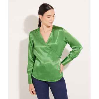 Blusa Mujer Patprimo M L Verde 30123084 60254 Linio Colombia