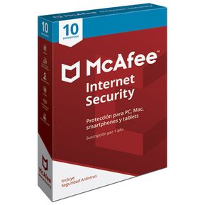 Antivirus McAfee Total Protection para 10 dispositivos MTP00...