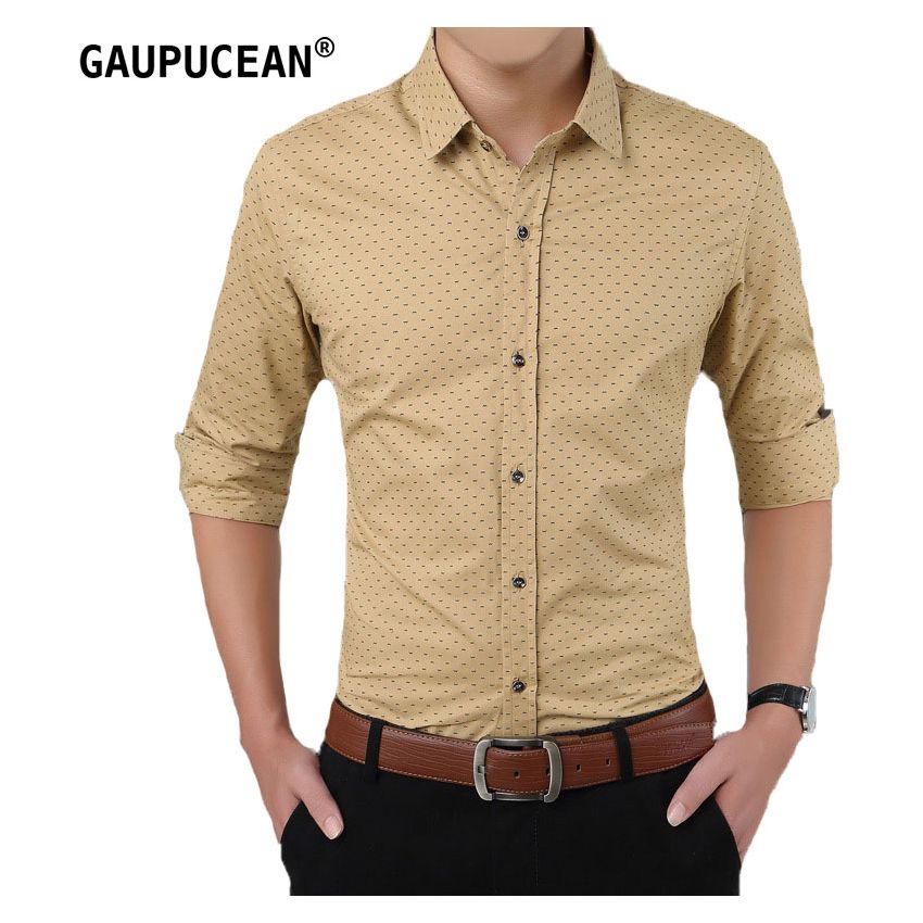 camisa kaki hombre