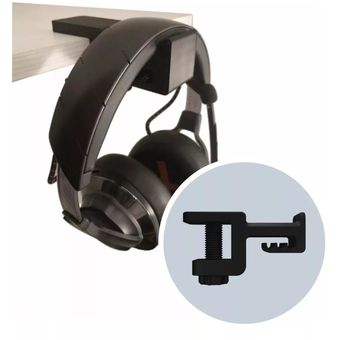 Soporte universal para auriculares, soporte para auriculares de escritorio,  accesorios de mesa de juegos, soporte multifunción para auriculares