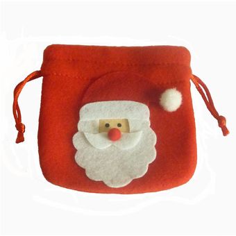 Santa Claus Snow Elk Bolso pequeño Bolsa de Navidad Bolsa de Navidad 
