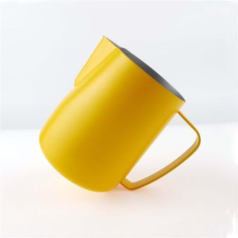 Espresso herram DJL capuchino Jarra de Espumador de acero inoxidable de colores taza de flores 