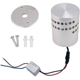 Moderna 3 W LED Luz Lámpara de Pared Aluminio blanco frío 