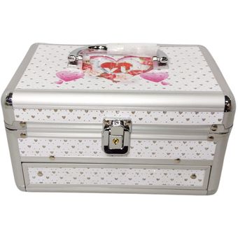 Caja De Maquillaje Y/o Joyas Metálica Pequeña Regalo Mujer