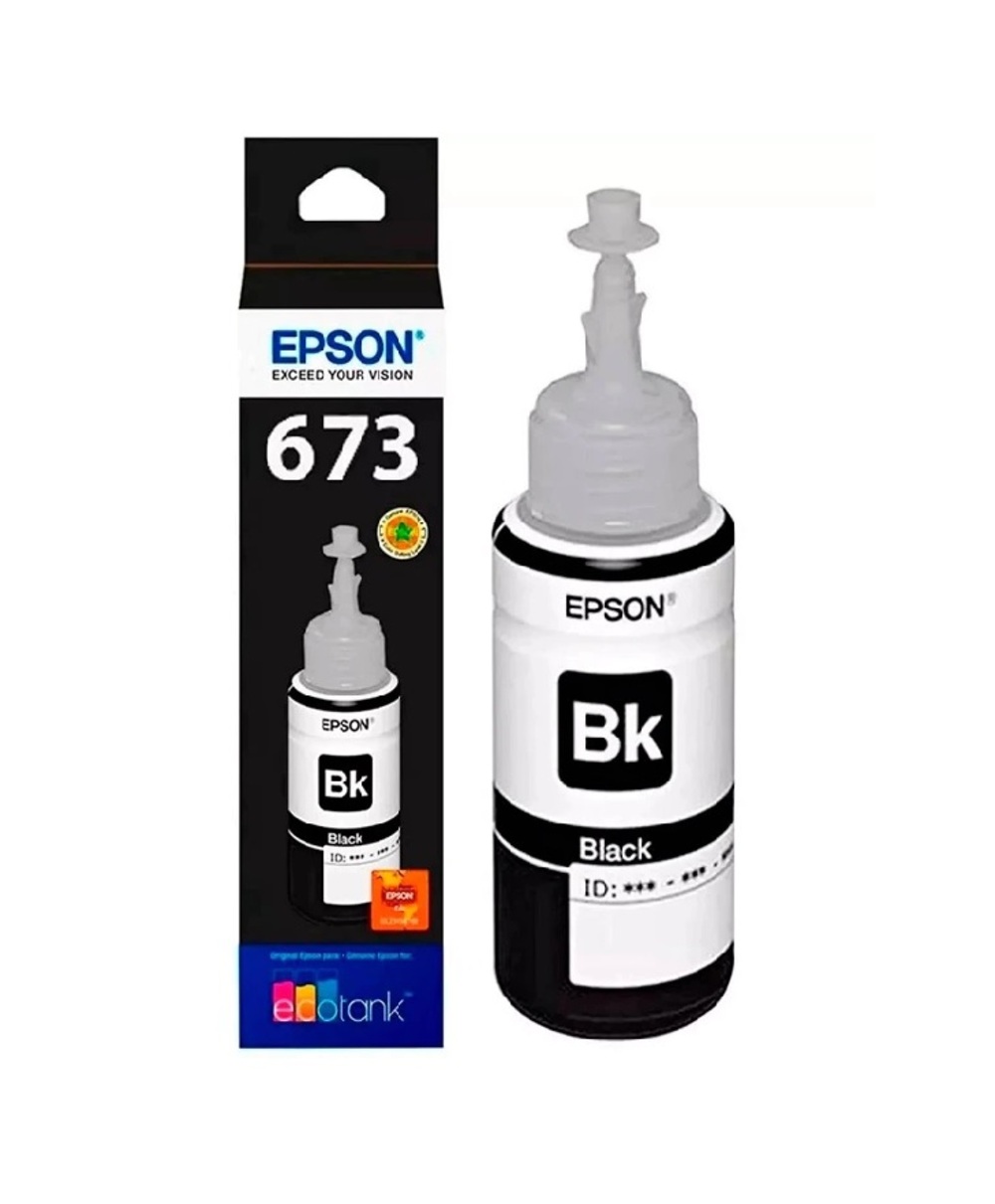 Botella de tinta Epson T673120 Negro