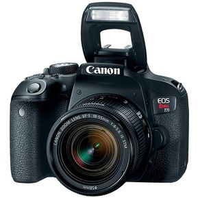 Cámara Digital Canon Reflex Eos Rebel T7i-800D Kit 18-55 Mm