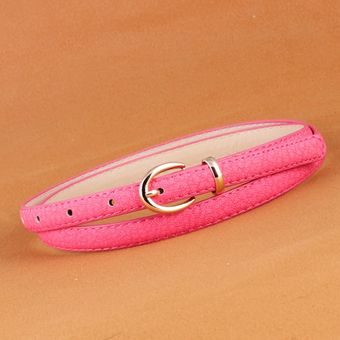 Cinturones de cuero sintético de Color caramelo para mujer Cinturón 