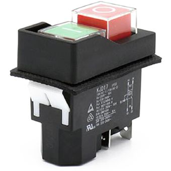 Interruptor electromagnético de botón impermeable IP55 interruptor de 