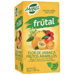 Aromatica Frutal Flor de Jamaica Frutos Amarillos x 20 Unid