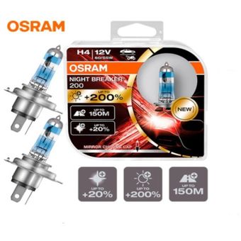 Juego de bombillas halógenas H4 Osram Ultra Life, 12V, 60/55W, 2