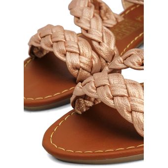 Sandalia Niña Tellenzi 2124J Oro Rosa 