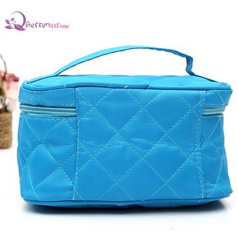 Fashion Lady Organizer Bag Bolsas de almacenamiento de cosméticos multifuncionales Bolsas de maquillaje para mujeres Insertar con P 