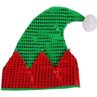 Flash de alto grado Adulto Santa Claus Sombrero Decoración de Navidad Regalo de vacaciones 