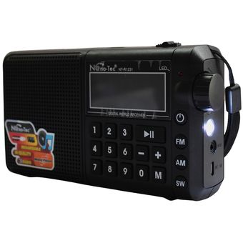 Radio Parlante Bluetooth Portatil Recargable Con FM AM SW