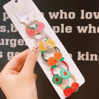 coletero Cinta elástica con dibujos de flores y animales para niña y niño accesorios para el cabello bandas de goma para el cabello 