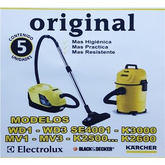 Comprar Filtro de bolsas de polvo para aspiradora Karcher MV3 WD3