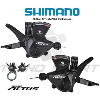 Shifter Shimano Altus M2000 Palanca Cambio 3 X 9v Bicicleta