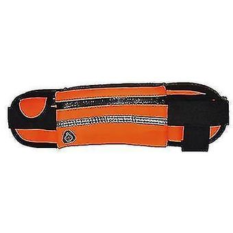 Outdoor sports waterproof belt bag with reflective strip invisible water bottle belt bag fitness 