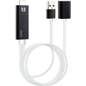 USB 3.0 Hembra HDMI HD 1080p HDTV Cable Convertidor De Video Para IPhone X / IPhone 7 / IPhone 6s Y 6s Plus Apple / Android Y Otros Dispositivos (negro)