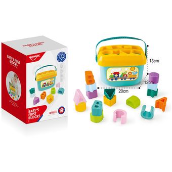 Juguete Bebe Mis Primeros Bloques Didáctico Encajar Oferta-Unisex 
