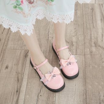 Zapatos de Lolita para mujer Pink 