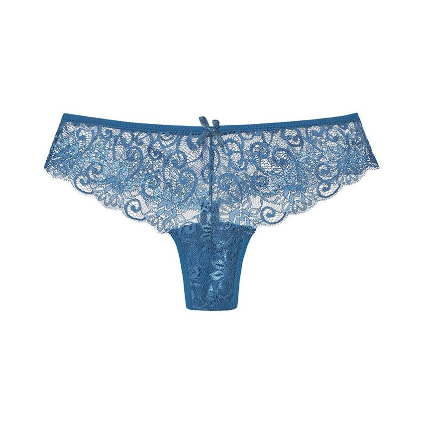 ropa interior femenina de encaje azul