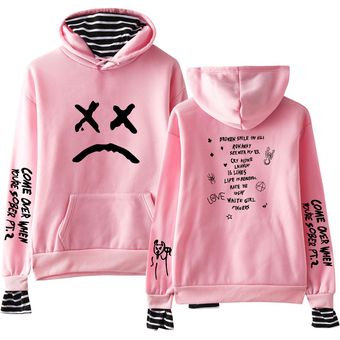 sudadera lil peep rosa