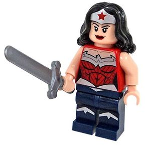 Minifigura lego dc comics super heroes wonder woman dark b...