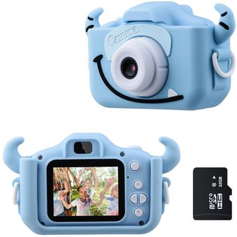 regalos para niños batería de 600mah pantalla a Color Cámara Digital para niños 1080P HD2.0 pulgadas juguete Selfie Dual videojuego 
