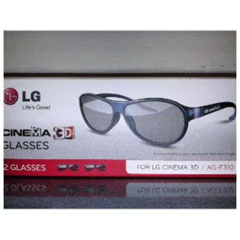 2 Gafas 3D LG AG F310 para pantallas LG CINEMA 3D