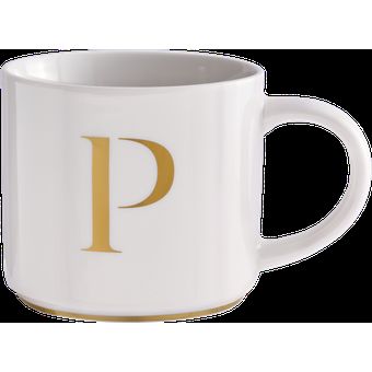 Taza para Café de Iniciales Oro de 500ml LuckyLy, Letra A dorado 500 ml  LuckyLy Tazas para Café de Iniciales Oro de 500ml, Grandes y Originales,  Taza Térmica